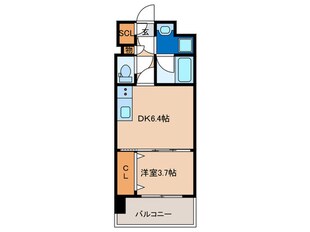 ブランシエスタ千早RJRの物件間取画像